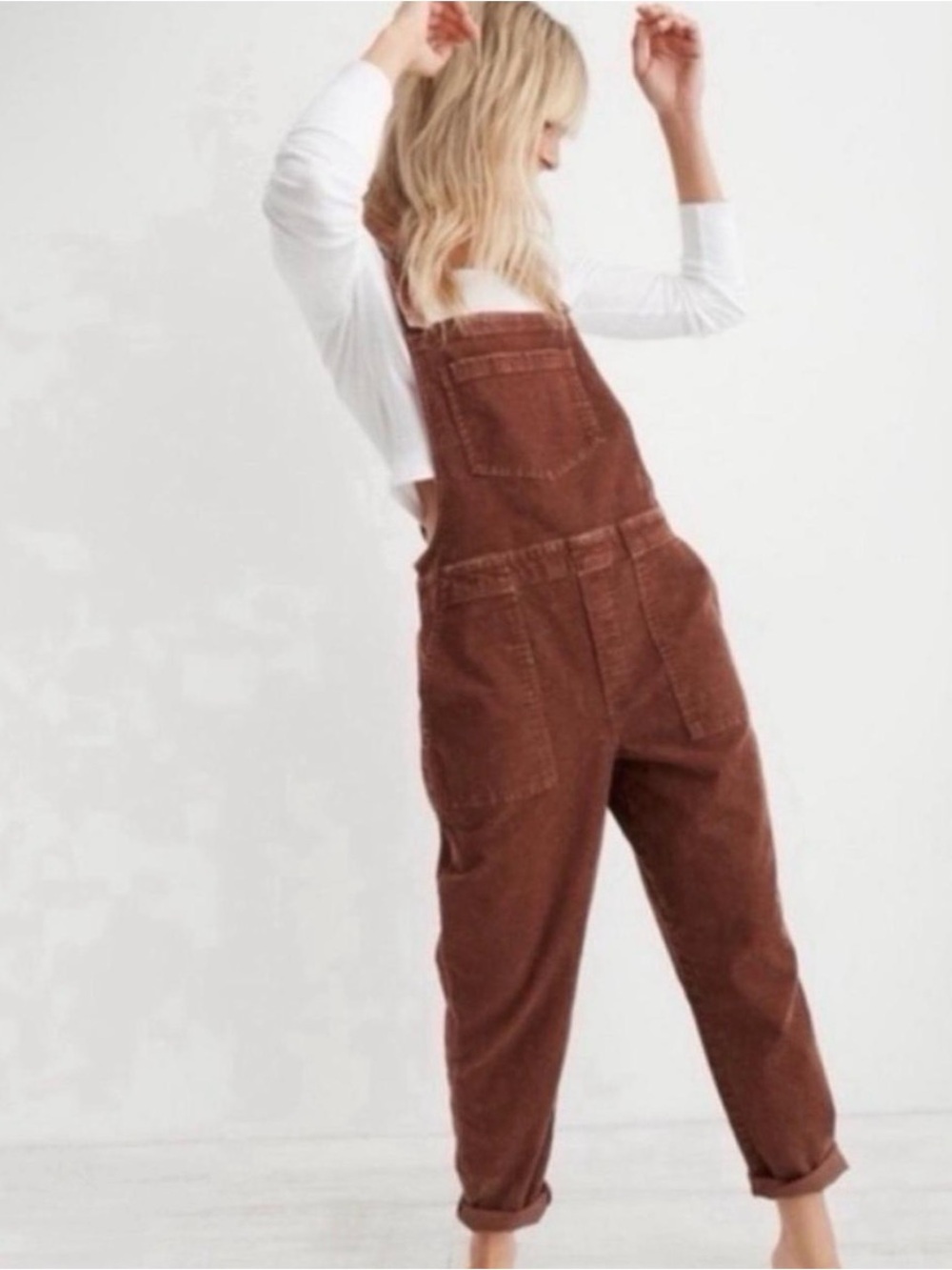 Aerie Corduroy Overalls